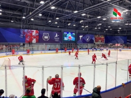 Вот это игра! Настоящий хоккейный триллер развернулся на льду: команда Президента сразилась с командой Брестской области!