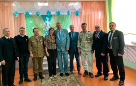 Виталий Мисевец принял участие в мероприятии, посвященном Дню защитников Отечества и Вооруженных Сил Республики Беларусь, проходившем в Женской гимназии города Жодино