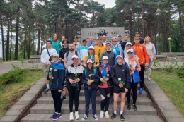 Велопробег по местам памяти 22 июня во Фрунзенском районе Минска