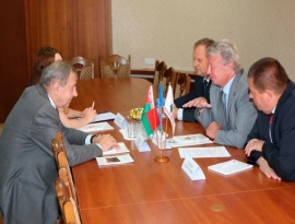 Встреча с руководителем Штаба Миссии наблюдателей от СНГ