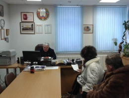 Виталий Мисевец провел прием граждан по личным вопросам