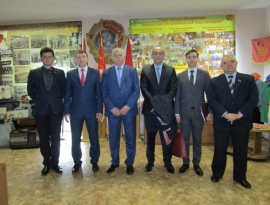 Прием Чрезвычайного и Полномочного Посла Республики Армения в Республике Беларусь Олега Есаяна в администрации Фрунзенского района г.Минска