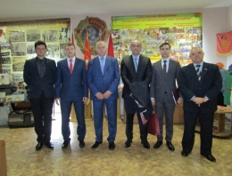 Прием Чрезвычайного и Полномочного Посла Республики Армения в Республике Беларусь Олега Есаяна в администрации Фрунзенского района г.Минска