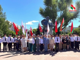 В сквере имени Ивана Якубовского у памятника  маршалу Советского Союза прошел Торжественный митинг, посвященный Дню Независимости Беларуси