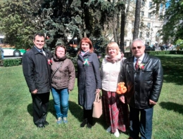 Михаил Милованов и Виталий Мисевец приняли участие в торжественных мероприятиях, посвященных 72-й годовщине Великой Победы