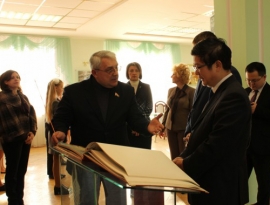 Встреча Чрезвычайного и Полномочного Посла КНР в Республике Беларусь