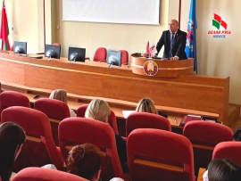 В рамках проекта &laquo;Бессмертная слава Великой Победы&raquo; во Фрунзенском районе состоялась встреча с коллективом столичного родильного дома №2