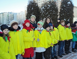 Митинг у памятника дважды Героя Советского Союза И.И. Якубовского