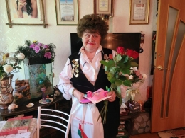 В преддверии Дня Победы заместитель председателя Фрунзенской &laquo;Белой Руси&raquo; Анастасия Кимстач посетила жительницу блокадного Ленинграда