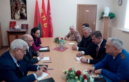 Встреча руководства Коммунистической партии Беларуси с Чрезвычайным и Полномочным Послом Кубы в Республике Беларусь Херардо Суаресом Альваресом