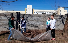 Субботник во Фрунзенском районе